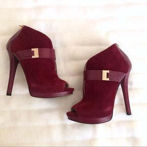 Michael Kors Burgundy Bootie